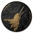 2026 New Zealand 2 oz Silver Black Proof North Island Brown Kiwi