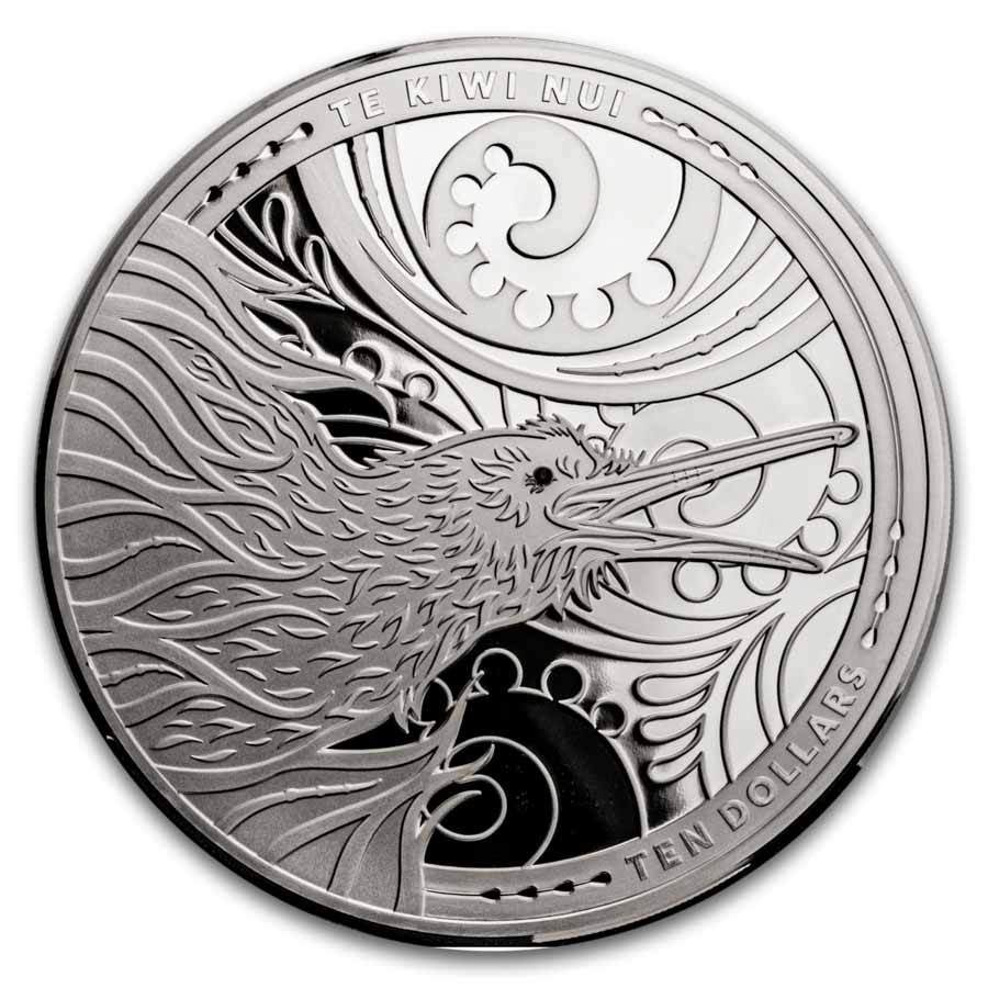 Buy 2026 NZ 5 oz Silver North Shore Brown Kiwi Proof | APMEX