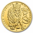 2026 Niue 1/4 oz Gold Czech Lion BU