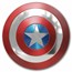 2026 Niue 1 Kilo Silver $50 Marvel: Captain America's Shield