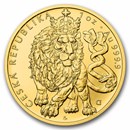 2026 Niue 1 oz Gold Czech Lion BU