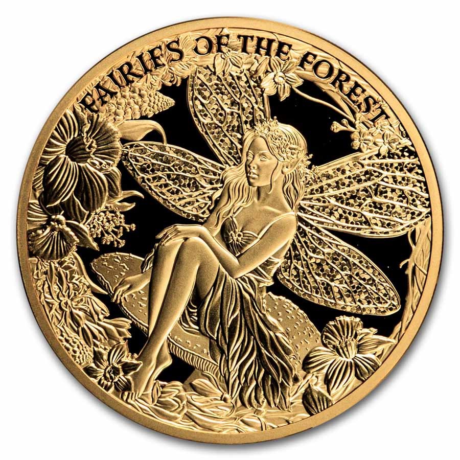 2026 Niue 1 oz Gold Fairies of the Forest Proof (with Box & COA)