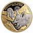 2026 Niue 1 oz Gold Proof Australia at Night: Greater Bilby