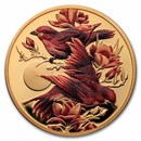 2026 Niue 1 oz Gold Proof Birds of Beauty: Purple Finch