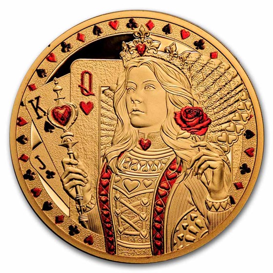 2026 Niue 1 oz Gold Queen of Hearts Proof (with Box & COA)