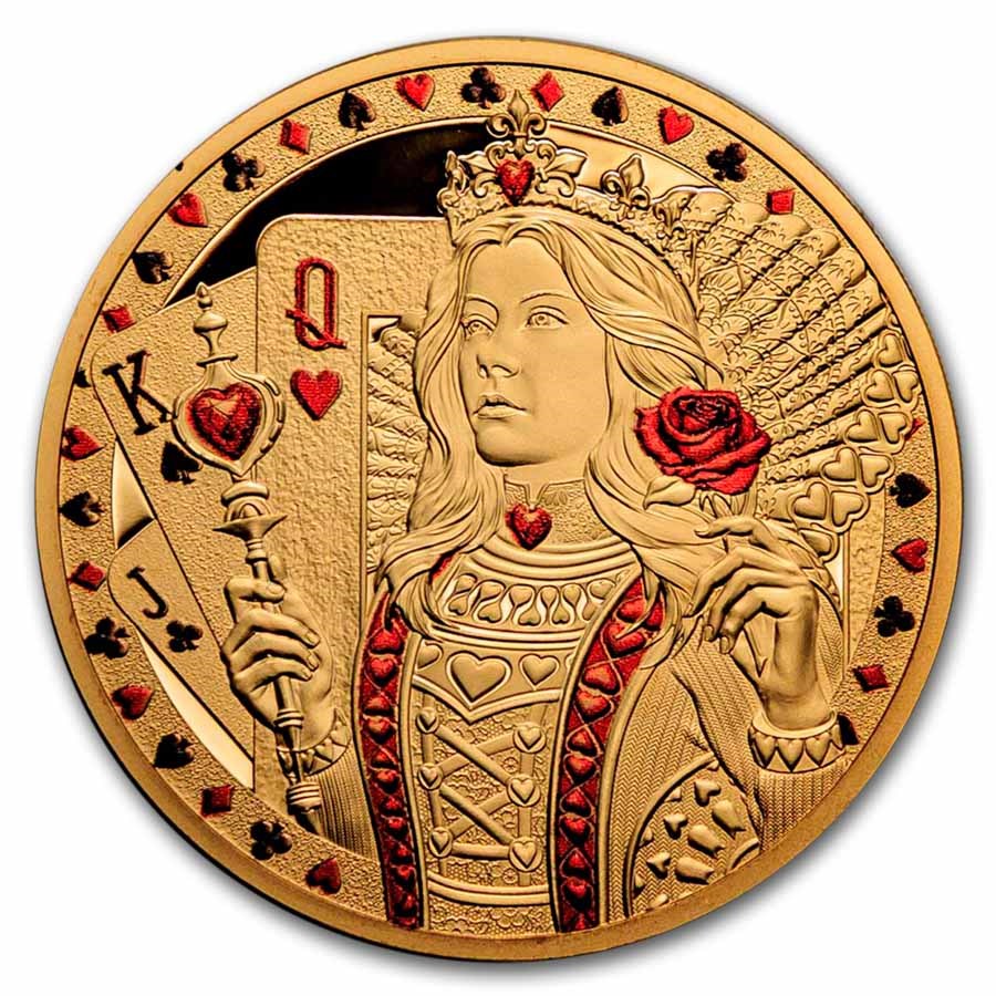 2026 Niue 1 oz Gold Queen of Hearts Proof (with Box & COA)