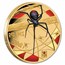 2026 Niue 1 oz Gold Red Back Spider Deadly & Dangerous PF (Box)