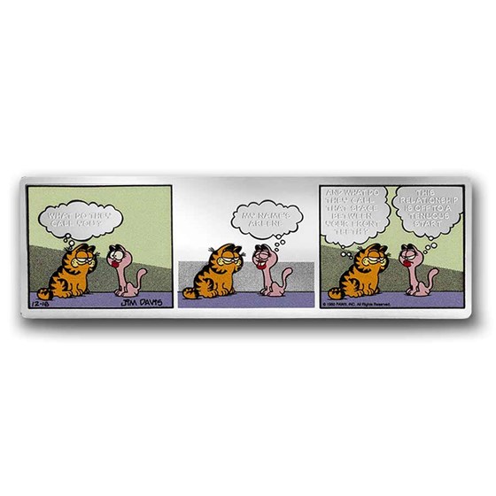 2026 Niue 1 oz Silver $2 Garfield Comics: Garfield & Arlene