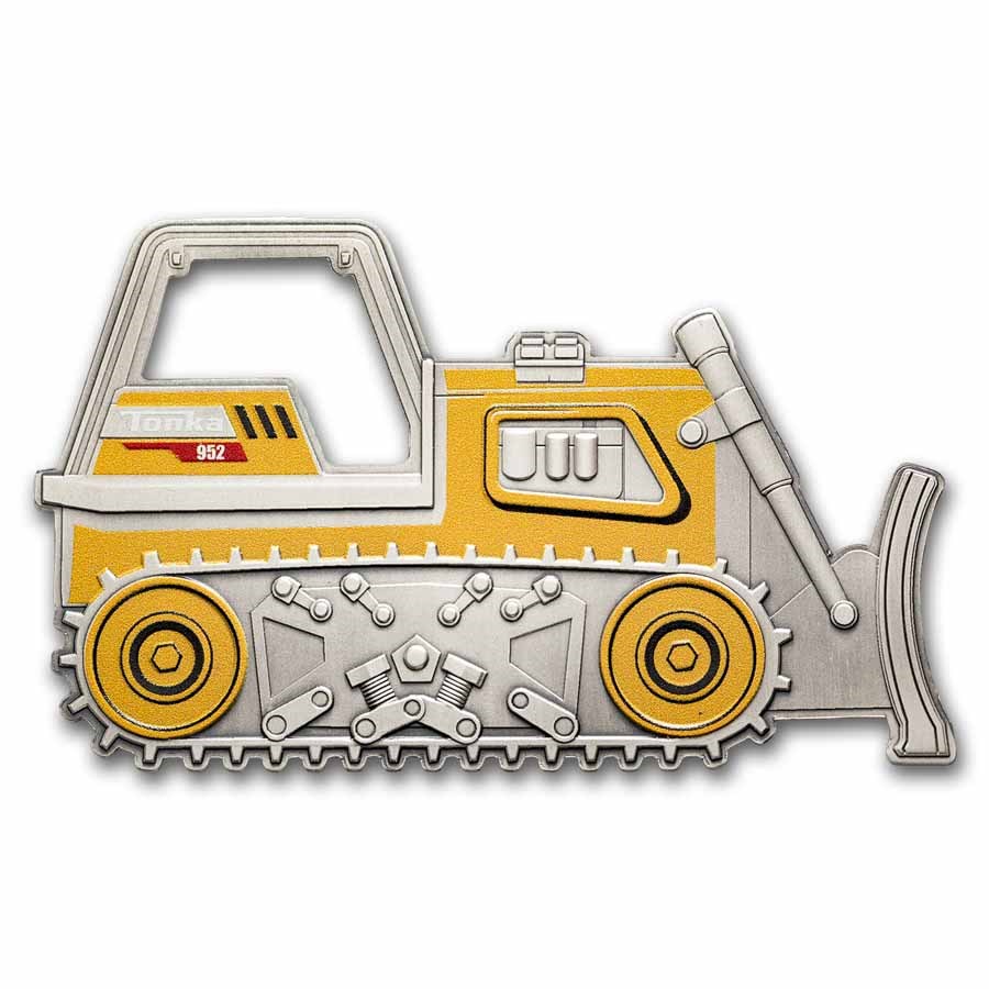 2026 Niue 1 oz Silver $2 Hasbro: Tonka Trucks Bulldozer