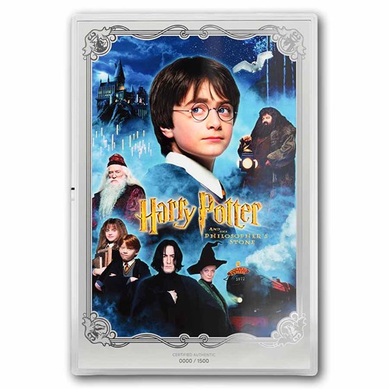 2026 Niue 1 oz Silver $2 HP Movie Foil: The Philosopher's Stone
