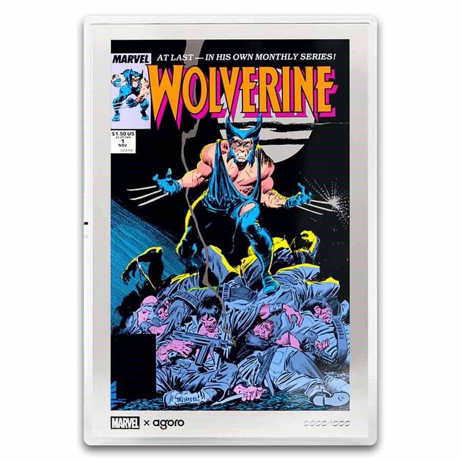 2026 Niue 1 oz Silver $2 Marvel Comic Covers: Wolverine #1 Foil