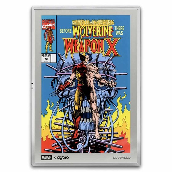 2026 Niue 1 oz Silver $2 Marvel Comics: Wolverine Weapon X #72