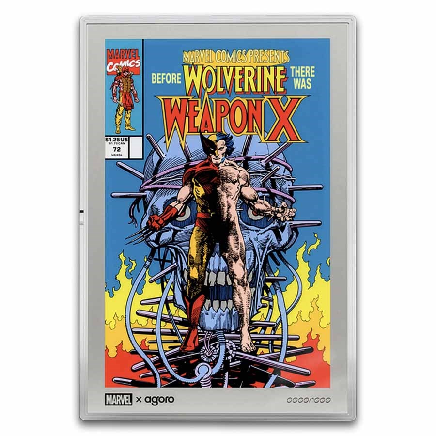 2026 Niue 1 oz Silver $2 Marvel Comics: Wolverine Weapon X #72
