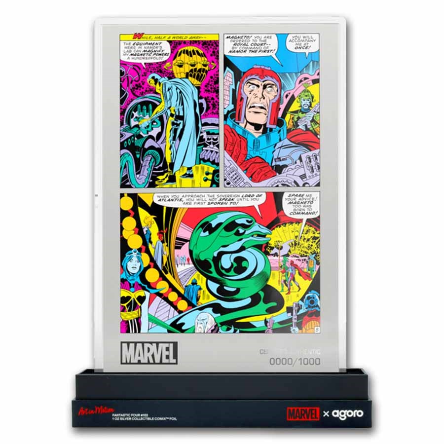 2026 Niue 1 oz Silver $2 Marvel COMIX: Fantastic Four #102 Foil