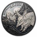 2026 Niue 1 oz Silver Australia at Night: Greater Bilby
