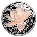 2026 Niue 1 oz Silver Flowers of the Four Seasons: Magnolia