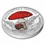 2026 Niue 1 oz Silver Proof Colorized Mushrooms: Red Toadstool