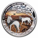 2026 Niue 1 oz Silver Proof Colours of Australia; Golden Deserts