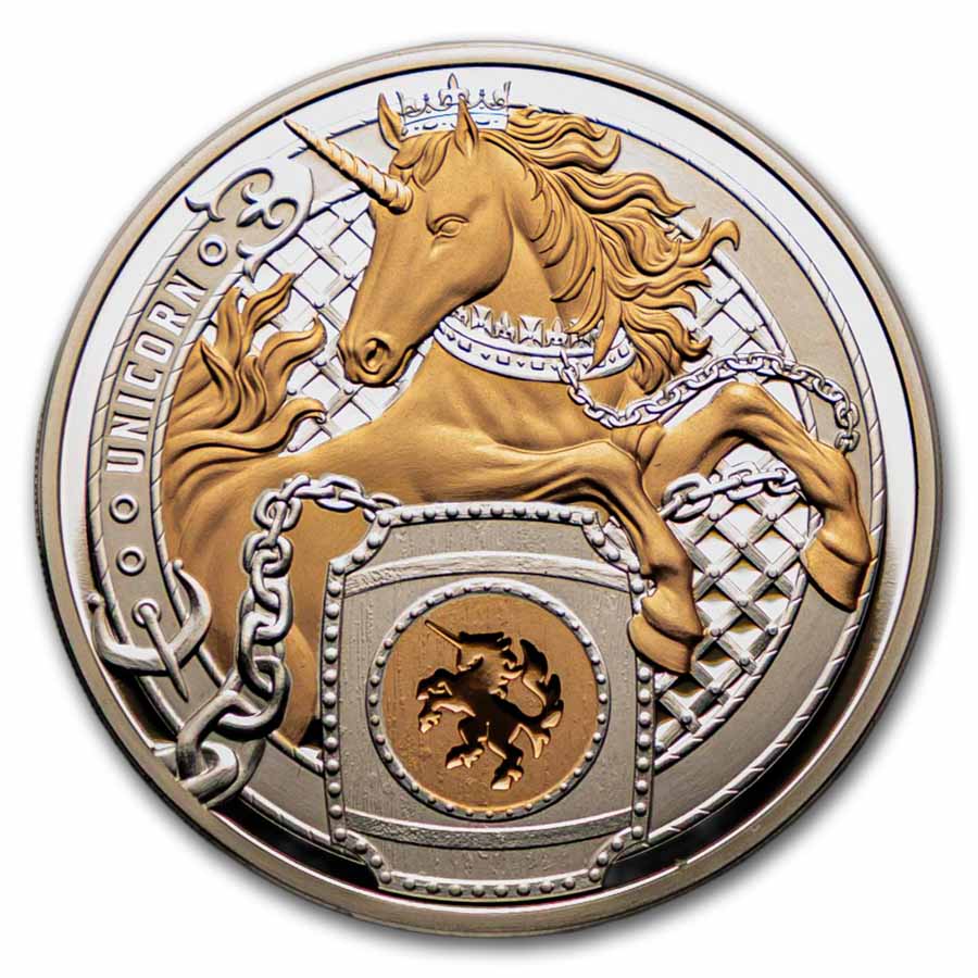Buy 2026 1 oz Silver Heraldic Beasts: Unicorn Proof | APMEX