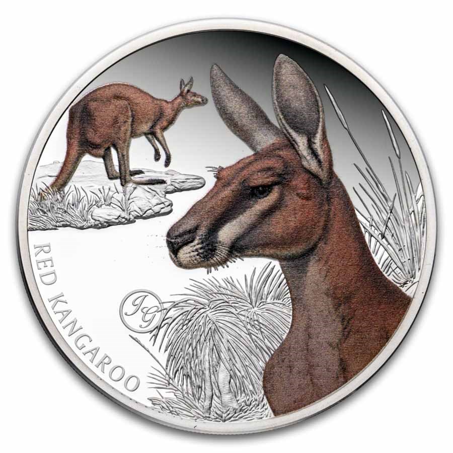 2026 Niue 1 oz Silver Proof Mammals of Australia: Red Kangaroo