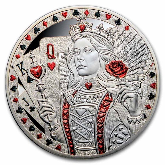 2026 Niue 1 oz Silver Queen of Hearts Proof (with Box & COA)