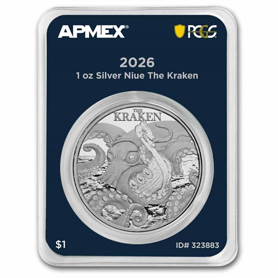 2026 Niue 1 oz Silver The Kraken MD® Premier + PCGS FS