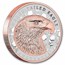 2026 Niue 1oz Ag $2 Super Incused Rose Gold Wedge-Tailed Eagle