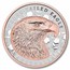 2026 Niue 1oz Ag $2 Super Incused Rose Gold Wedge-Tailed Eagle