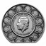 2026 Niue 2 oz Silver Antique St. Edward's Crown Shaped Coin