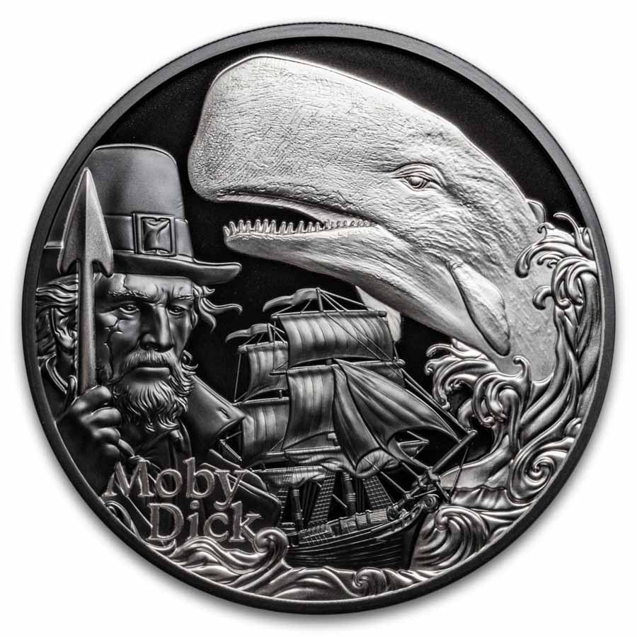 Buy 2026 Niue 2 oz Silver Black Moby Dick Proof | APMEX