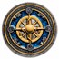 2026 Niue 2 oz Silver Compass Rose (w/ Box & COA)