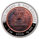 2026 Niue 2 oz Silver Greatest U.S. Coins: 1787 Fugio Cent