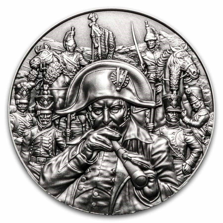 2026 Niue 2 oz Silver Napoleon Coin (w/ Box & COA)