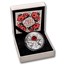 2026 Niue 2 oz Silver Windows: Red Poppy (w/ Box & COA)