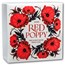 2026 Niue 2 oz Silver Windows: Red Poppy (w/ Box & COA)