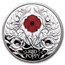 2026 Niue 2 oz Silver Windows: Red Poppy (w/ Box & COA)