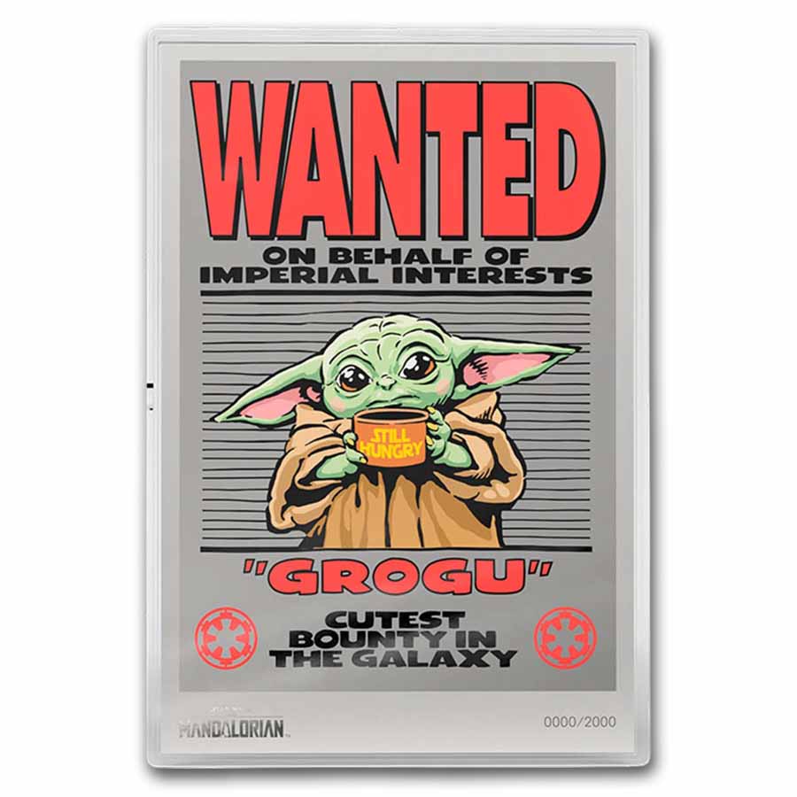 Buy 2026 5 g Silver Star Wars Mandalorian Wanted Grogu | APMEX