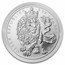 2026 Niue 5 oz Silver Czech Lion BU