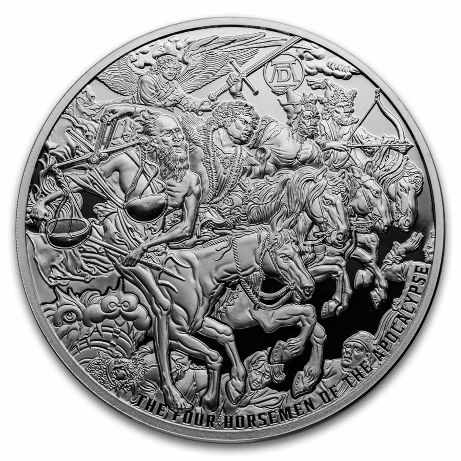 2026 Niue 5 oz Silver The Four Horsemen of the Apocalypse