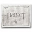 2026 Niue 5g + 3/4 oz Lord of the Rings: Thorin's Map & Key Set