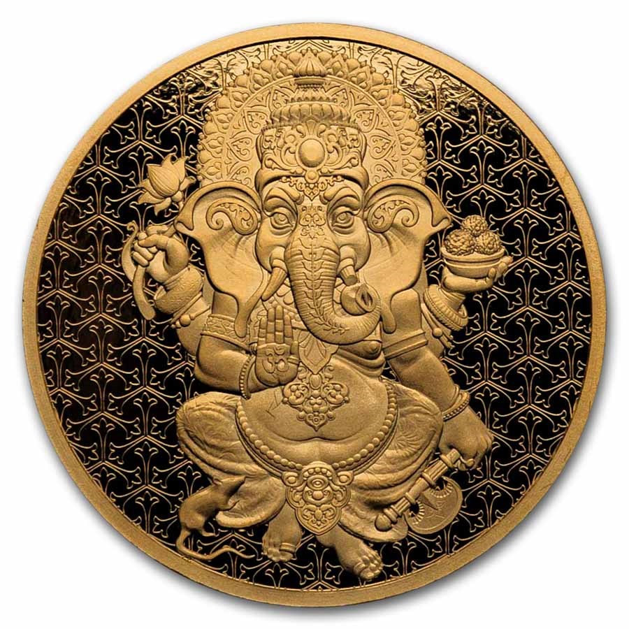 2026 Niue Ganesha 1 oz Gold Proof Coin (w/Box & COA)