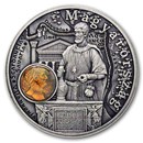 2026 Niue Silver Antique Amber Route: Hungary (w/ Box & COA)