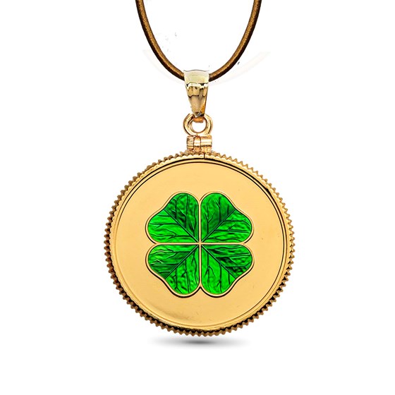 2026 Niue Silver Clover Coin Pendant (w/ Box & COA)