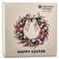 2026 Niue Silver Easter Egg: Happy Easter (with Box & COA)