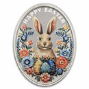 2026 Niue Silver Easter Egg: Happy Easter (with Box & COA)