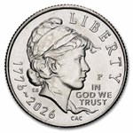 2026-P Emerging Liberty Dime 50-Coin Roll BU