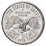 2026-P Emerging Liberty Dime 50-Coin Roll BU