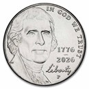 2026-P Jefferson Semiquincentennial Nickel BU