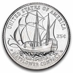 2026-P Mayflower Compact Semiquincentennial Qtr 40-Coin Roll BU