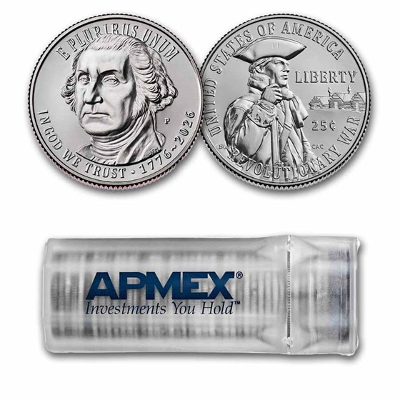 2026-P Revolutionary War Semiquincentennial Qtr 40-Coin Roll BU
